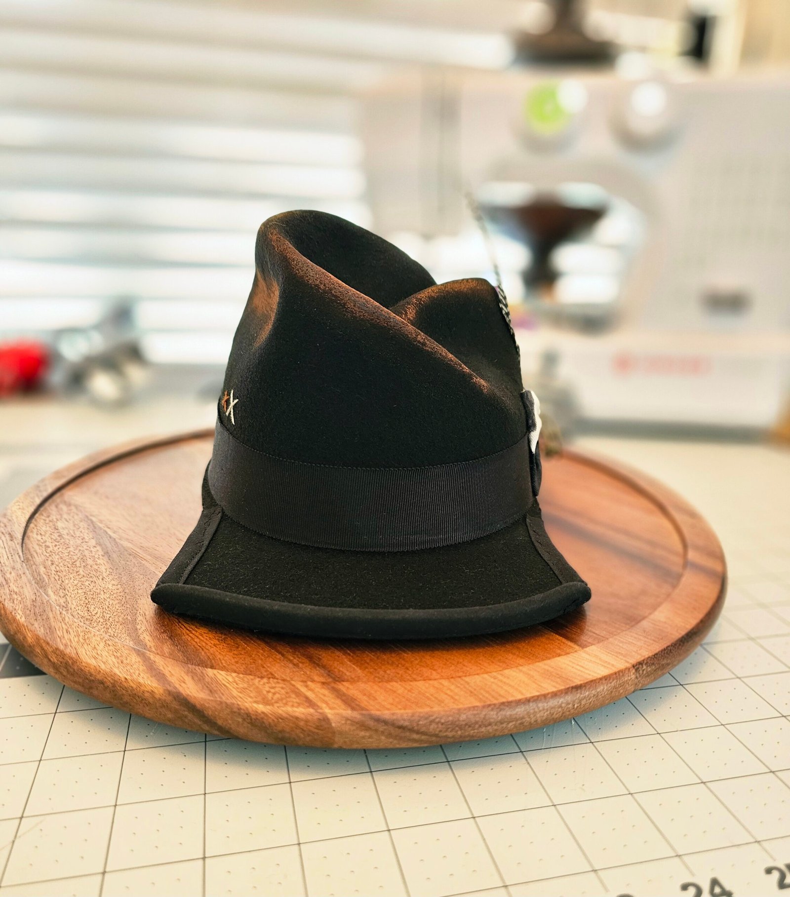Black Fedora Cap
