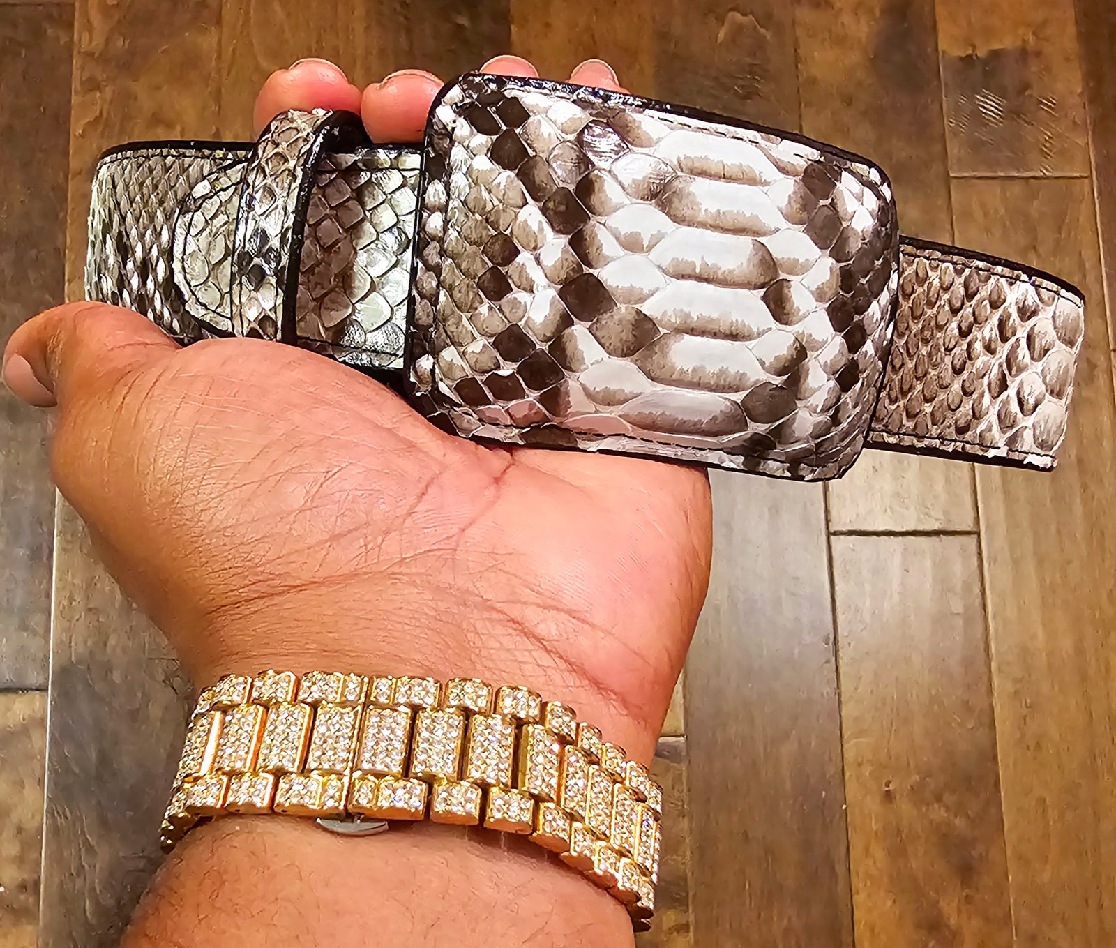 Exotic White Python