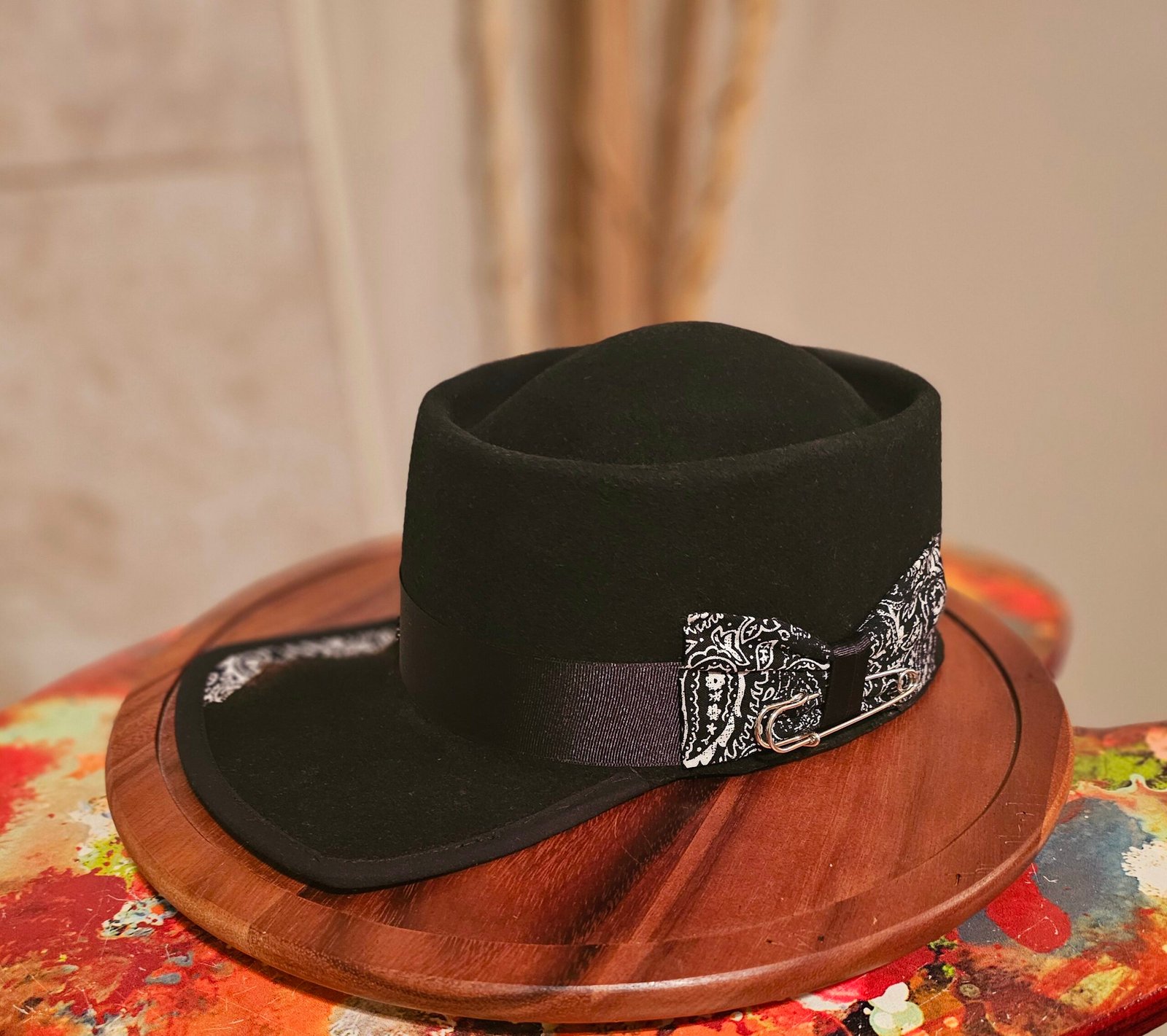 The Luxury Black Fedora Cap