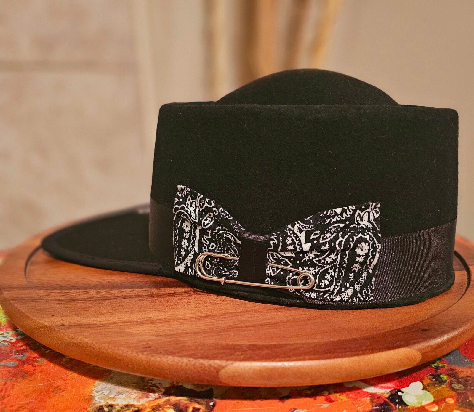 The Luxury Black Fedora Cap