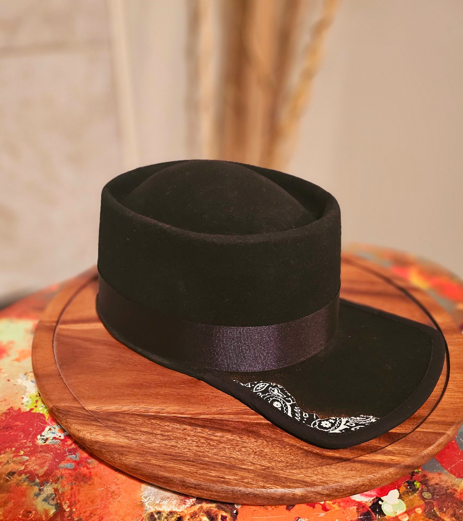 The Luxury Black Fedora Cap