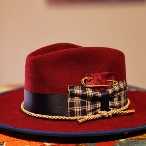 Plaid on Burgundy - Image 2