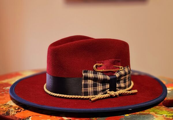 Plaid on Burgundy - Image 2