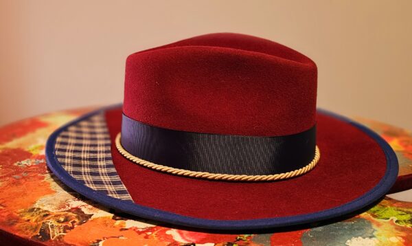 Plaid on Burgundy - Image 3