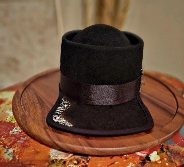 The Luxury Black Fedora Cap - Image 3